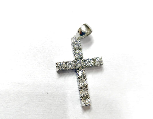 Iced Out Cross Pendant (7 BY 5)