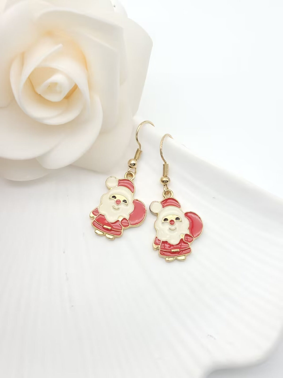 SANTA EARRINGS