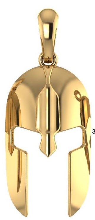 Gladiator Mask Pendant