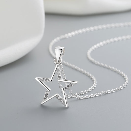 Studded Star Necklace