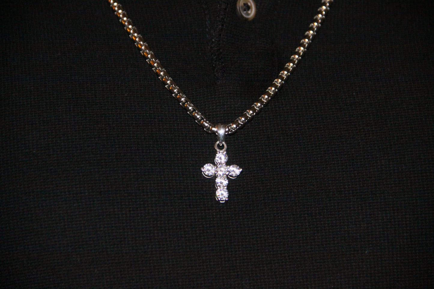 Iced Out Cross Pendant (4 BY 3)