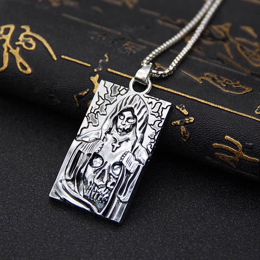 Stainless Steel Villain Dog Tag Chain