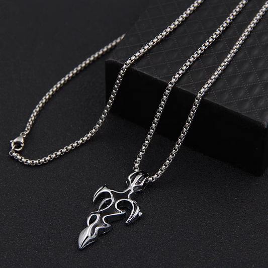 Stainless Steel Flame Sword Chain