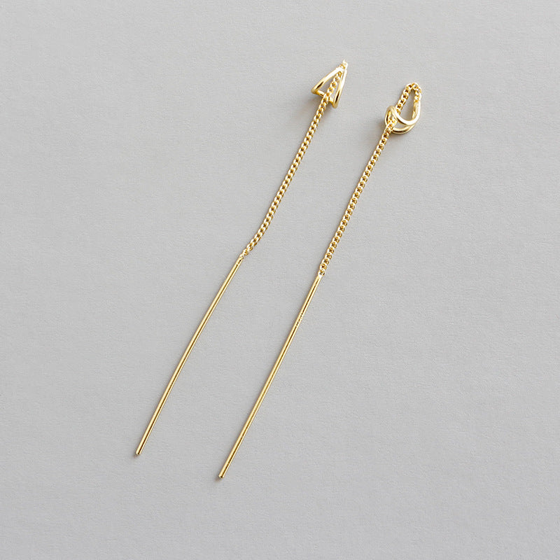 Asymmetry Geometry Dangling Earrings