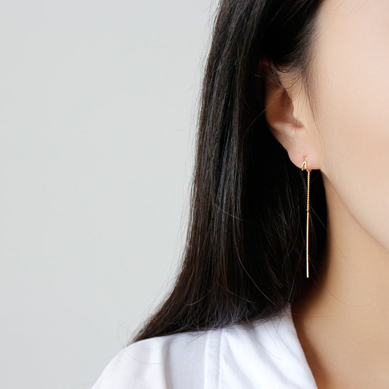 Asymmetry Geometry Dangling Earrings