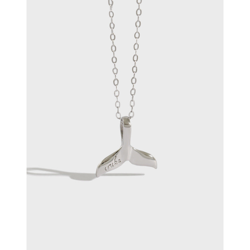 Gril Dolphin Tail Necklace