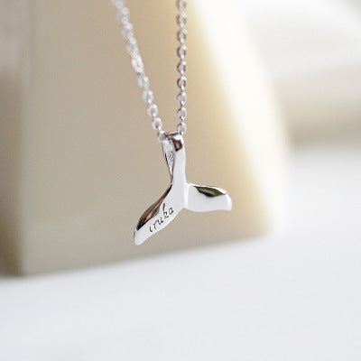 Gril Dolphin Tail Necklace