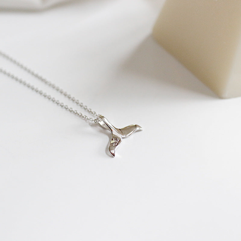 Gril Dolphin Tail Necklace