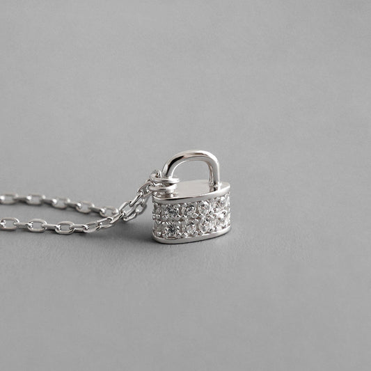 Iced Out Lock Necklace