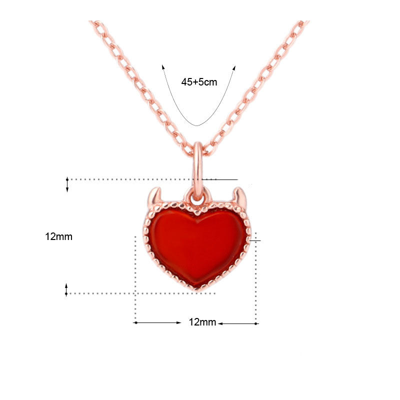 Demon Heart Necklace