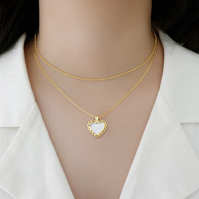 Shell Heart Necklace