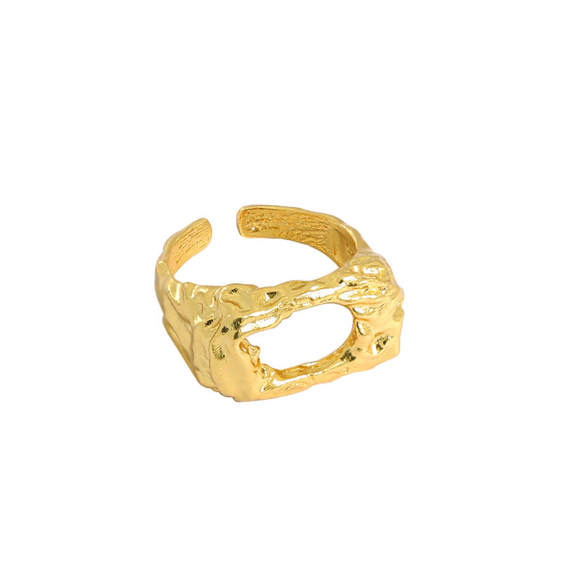 Geometry Irregular Hole Adjustable Ring