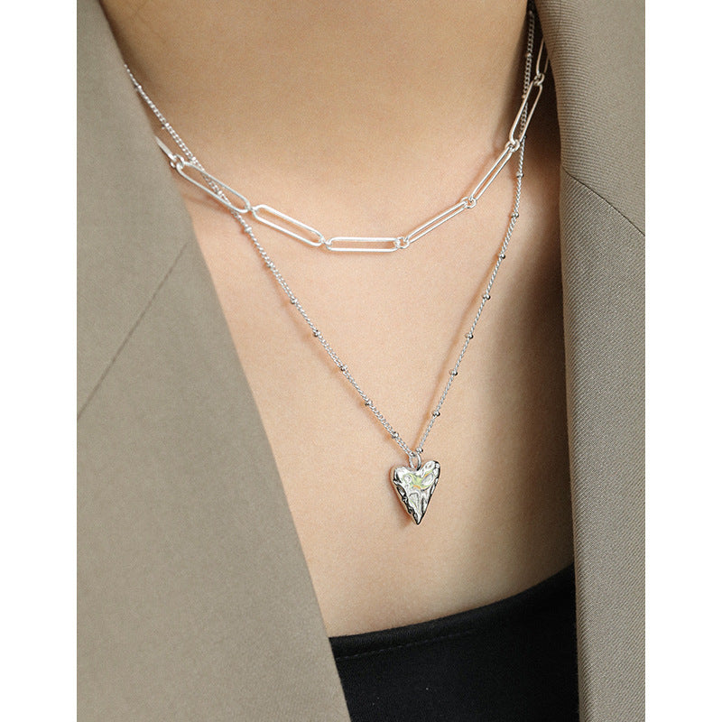 Irregular Heart Necklace