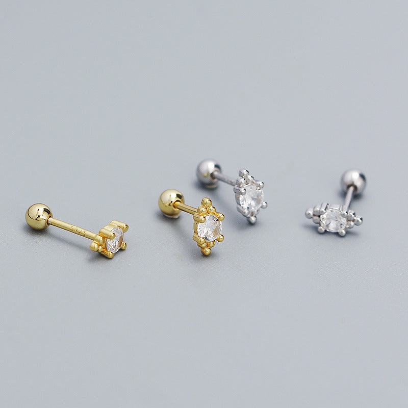 Simple Hexagonal Shape Studs