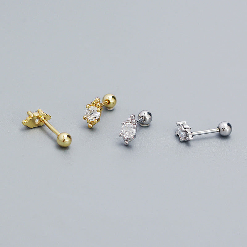 Simple Hexagonal Shape Studs