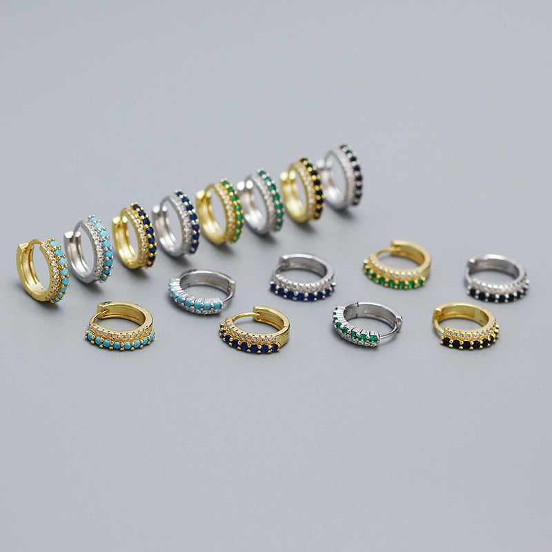 Colorful Stacker Hoop Earrings