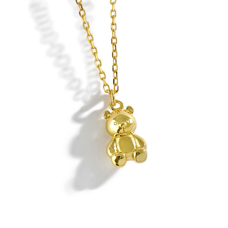 Cute Mini Bear Animal Necklace