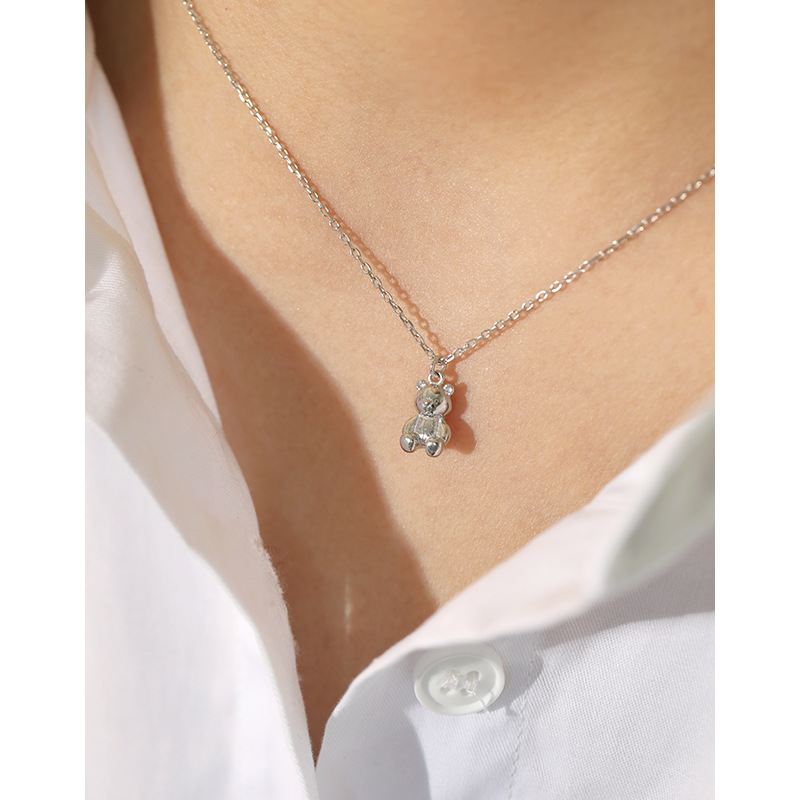 Cute Mini Bear Animal Necklace