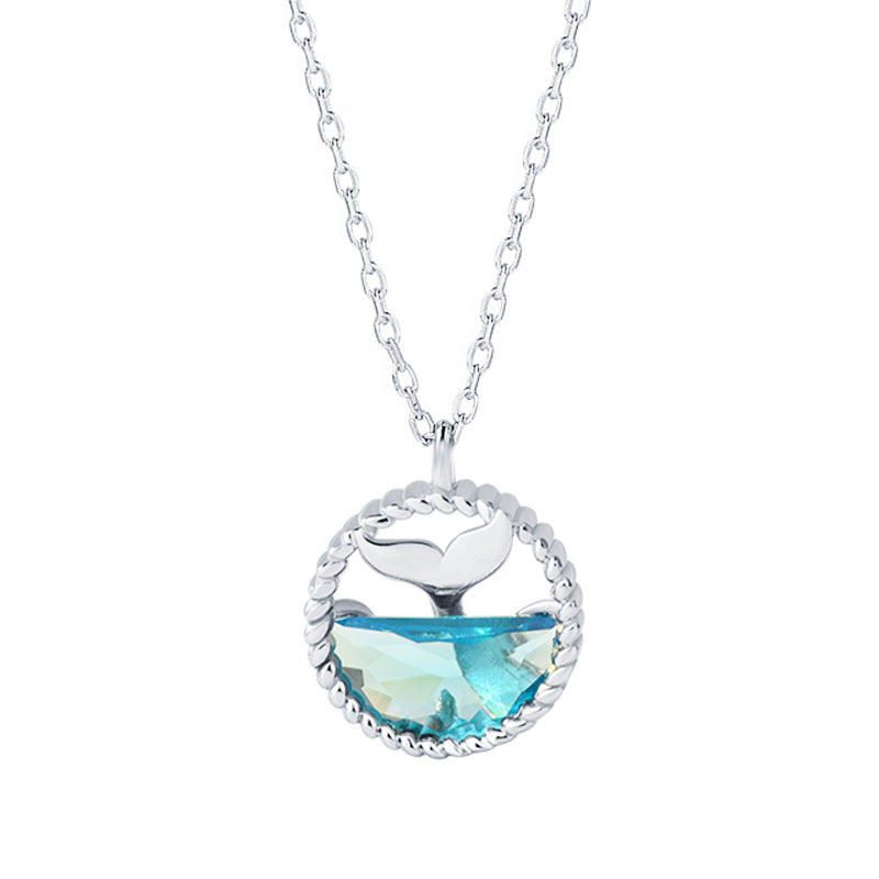 Holiday Mermaid Tears Ocean Necklace