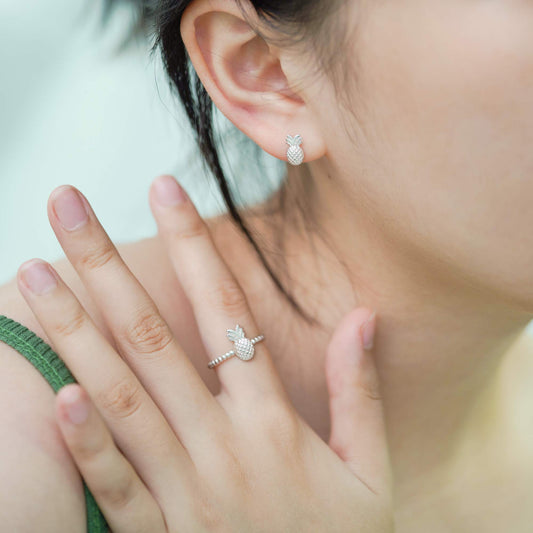 Pineapple Adjustable Ring