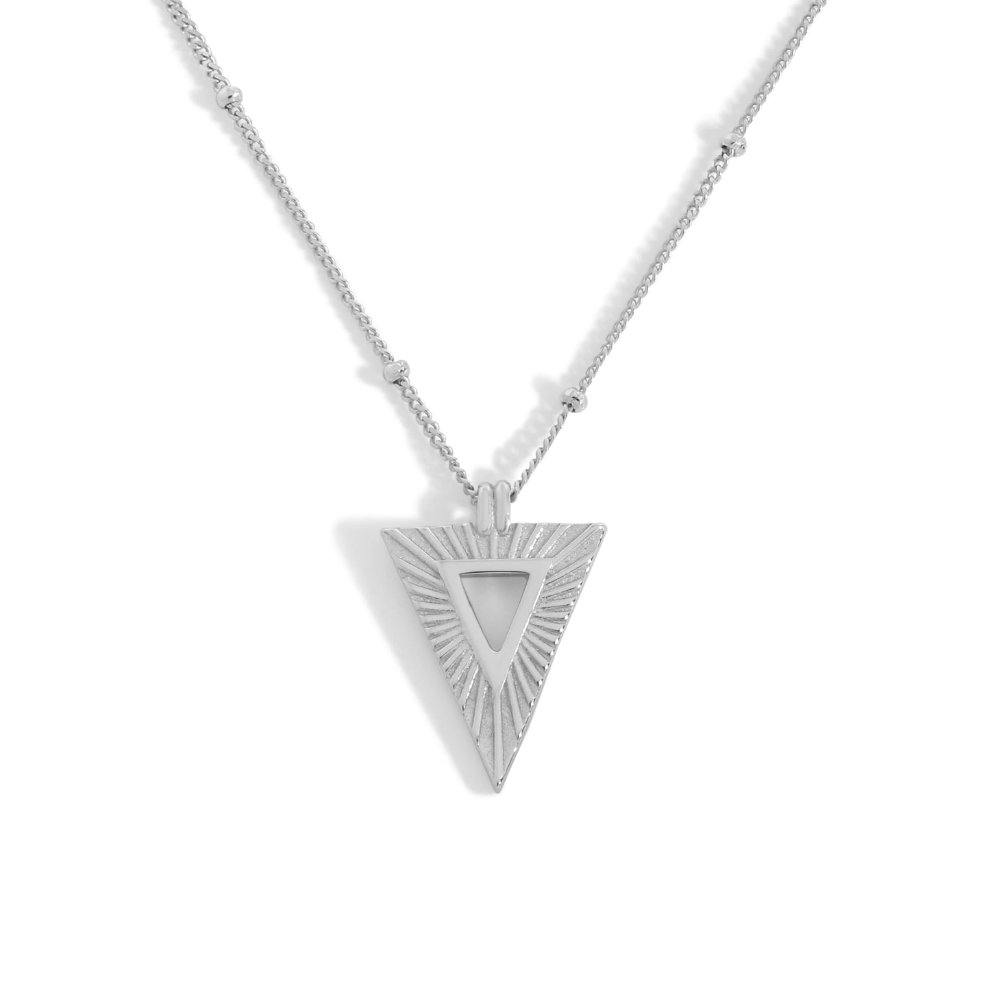 Statement Geometry Triangle  Necklace