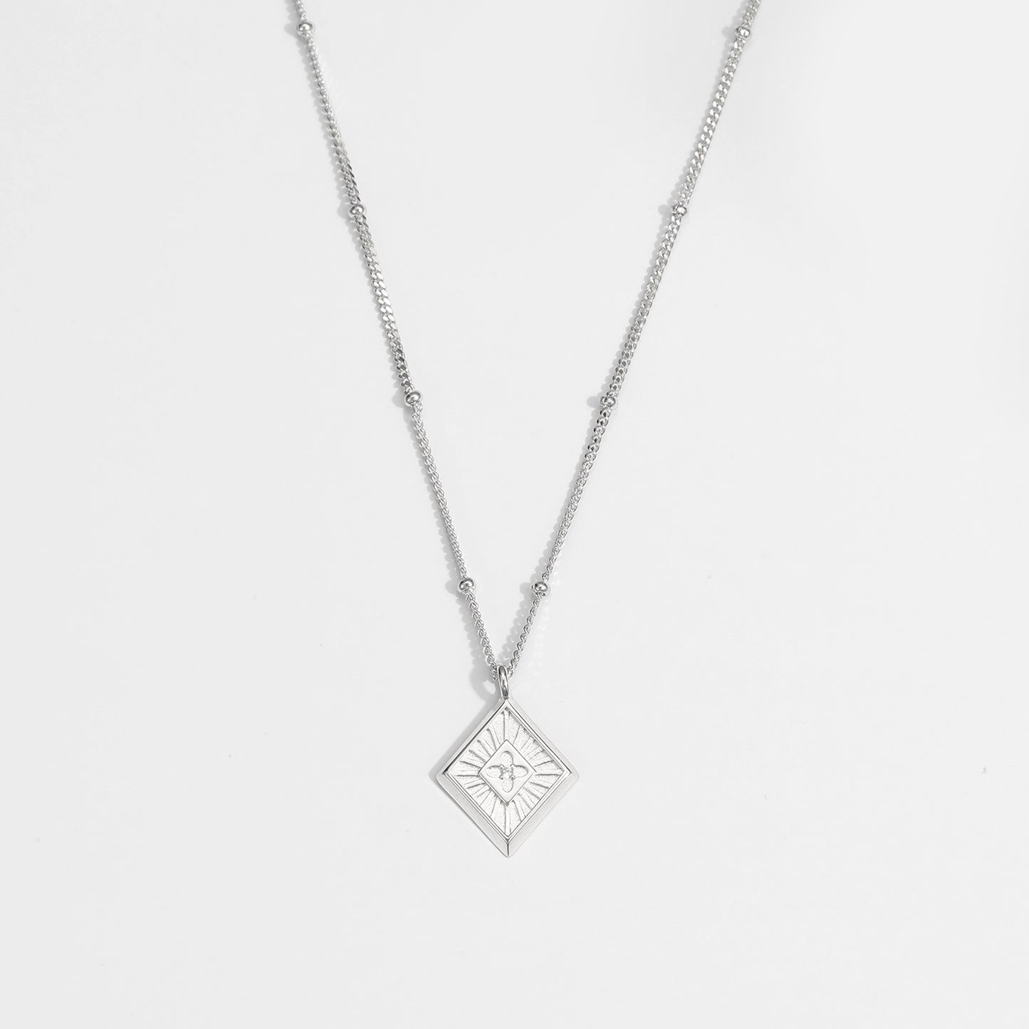 Geometry Rhombus Necklace